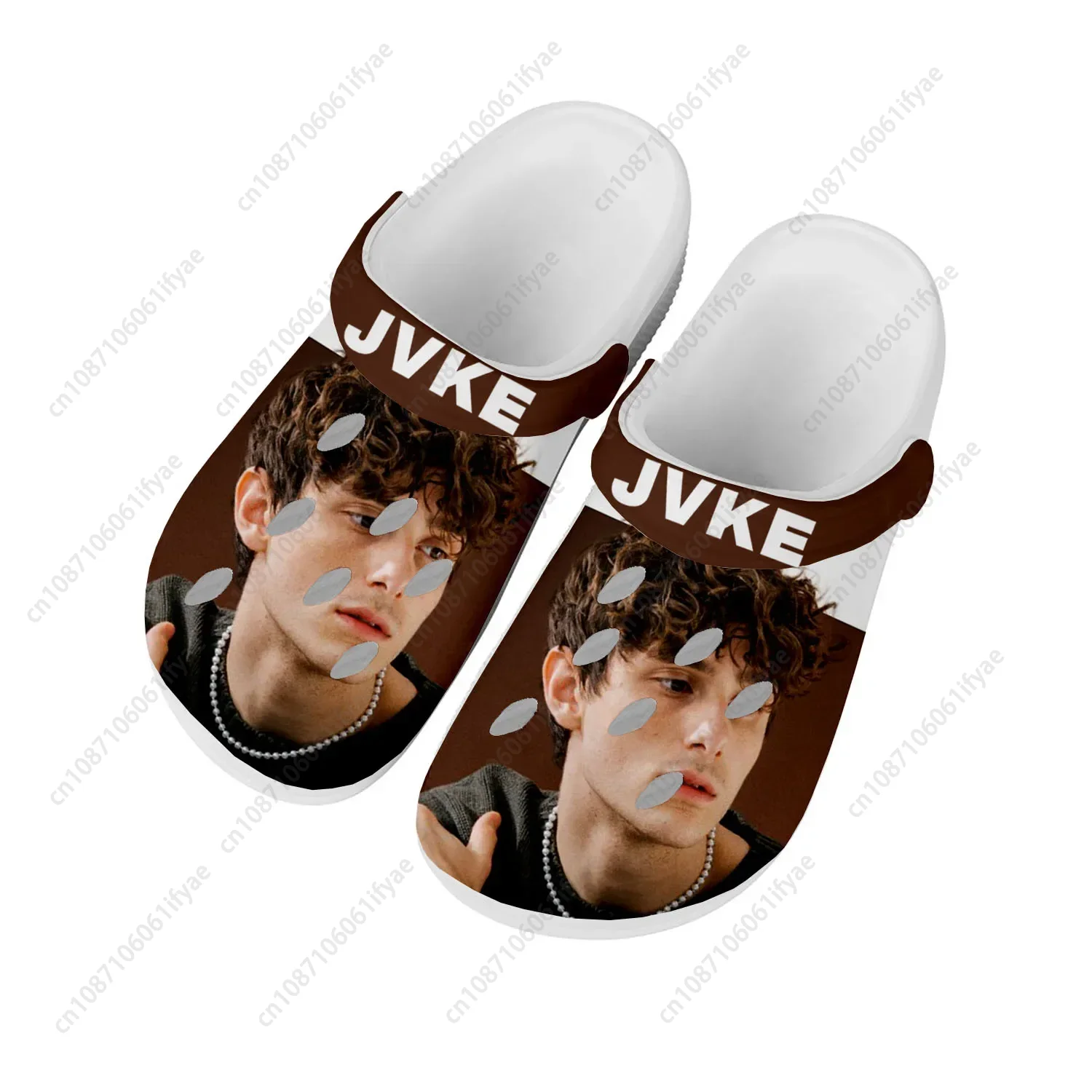 Men'S Shoes Popular - JVKE 人気歌手ポップミュージックホームクロッグカスタムウォーターシューズメンズレディースティーンエイジャーシューズガーデンクロッグ通気性ビーチホールスリッパ