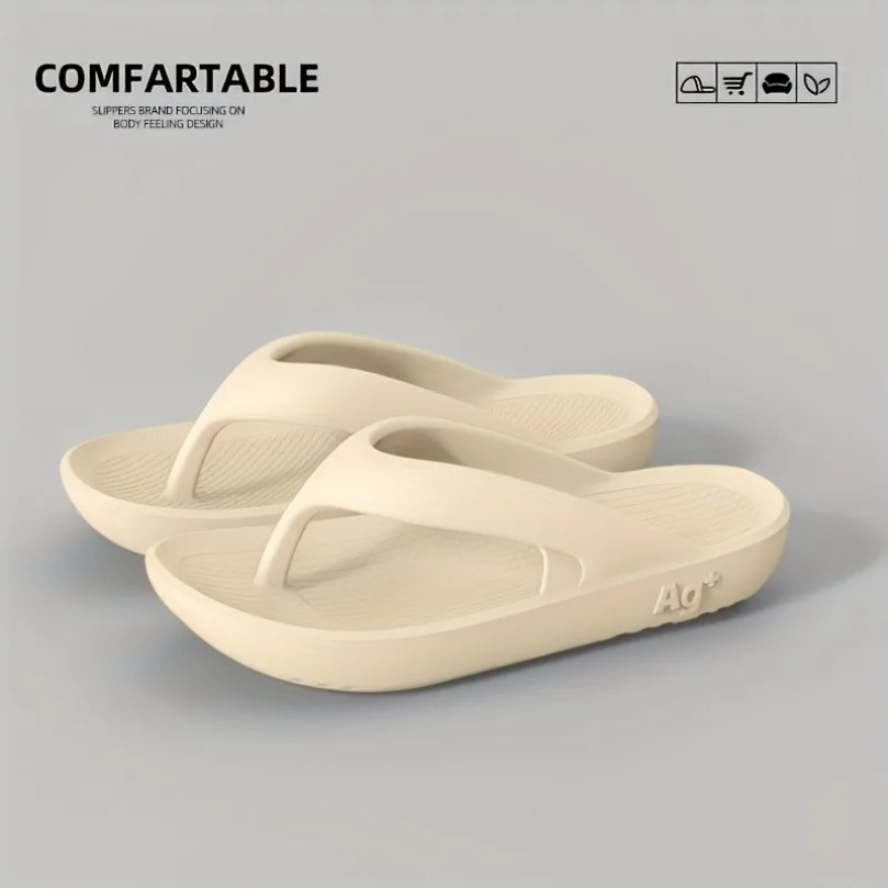Men'S Shoes Cloud - メンズホームフリップフロップクラウドサンダル夏用ソフトスリッパビーチスライドハウスシューズ屋外用男性用スリッパバスルームレジャー女性用