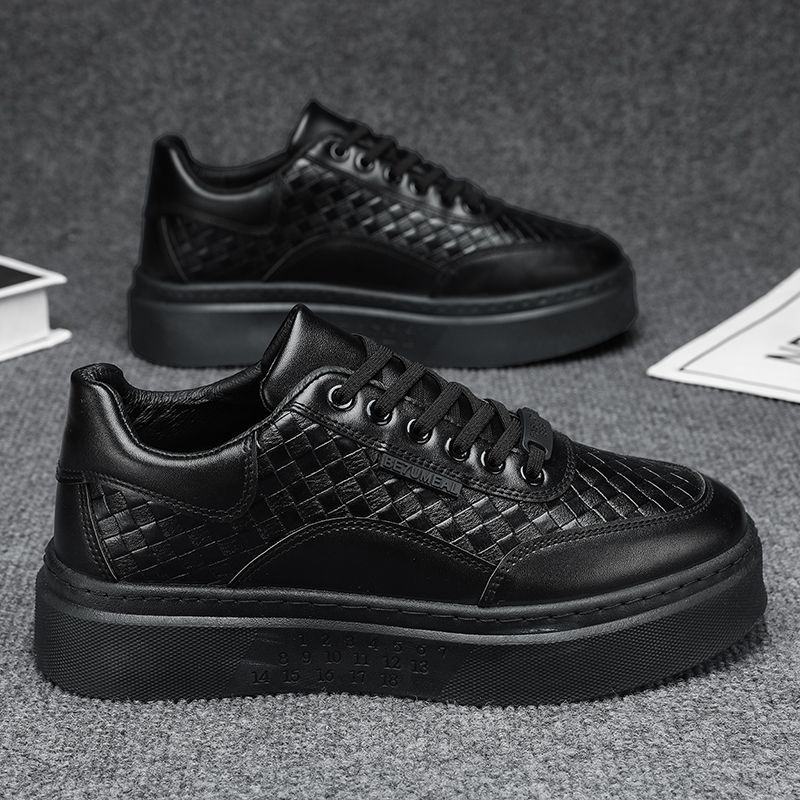 Men Shoes Office - 2026年春新作 防水 メンズスニーカー 厚底 トレンド カジュアル