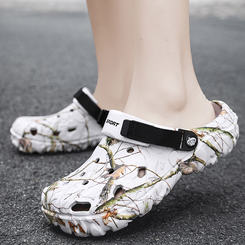 Men'S Shoes Crocs - 夏の女性と男性の下駄スリッパクラシックカップルのガーデンシューズ男性ファッションカジュアルサンダルレジャースライドビッグサイズ 46 47