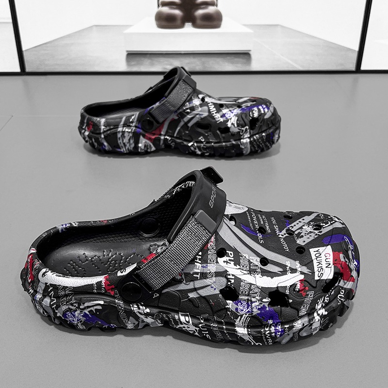 1 ペアプラスサイズ 48 49 男性通気性夏下駄サンダル屋 - Men'S Shoes Crocs のレビューと価格