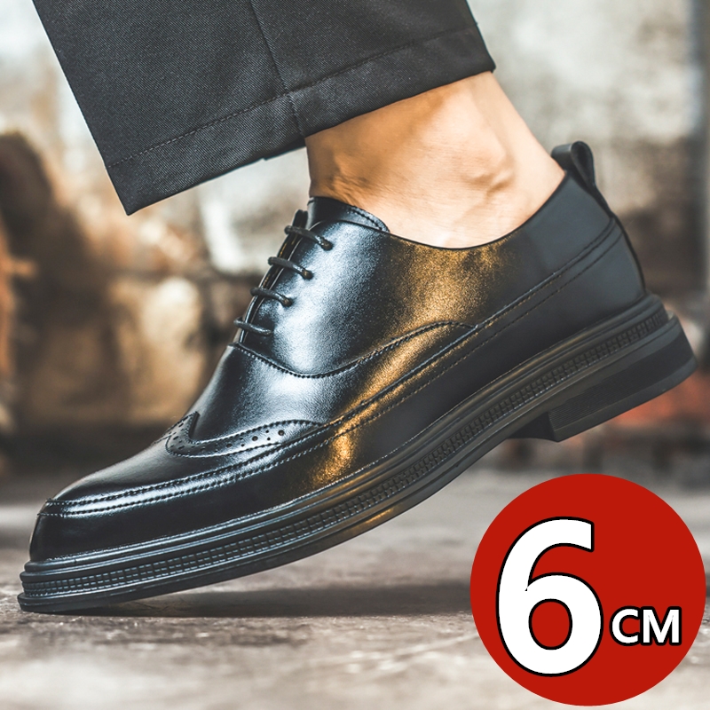メンズ身長アップレザーシューズ ビジネスフォーマル レースア - Men Shoes For Wedding のレビューと価格