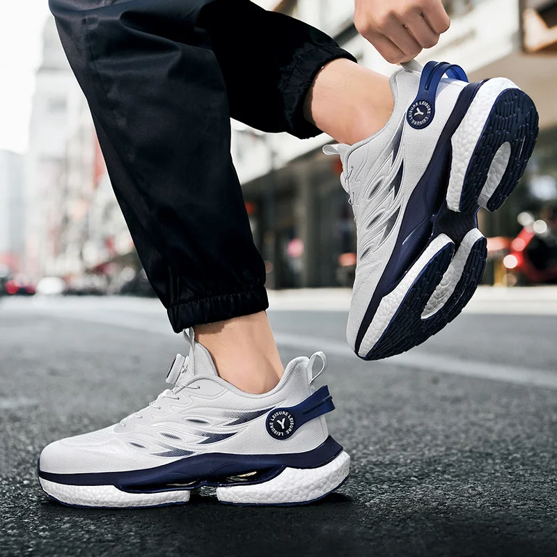 耐衝撃性快適な屋外ランニングフィットネストレーニングエクササ - Men'S Shoes For Gym のレビューと価格
