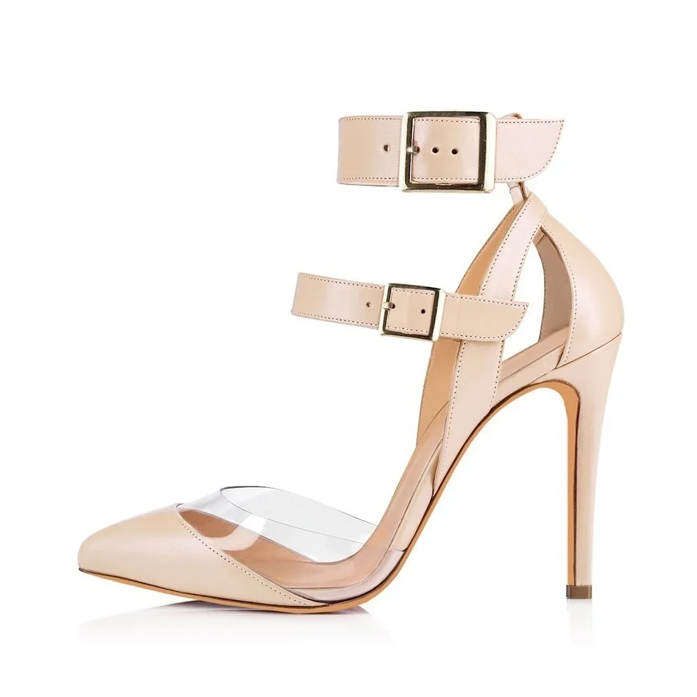 女性用セクシーパンプス スティレット 2026 夏 透明PV - Men Shoes For Wedding のレビューと価格