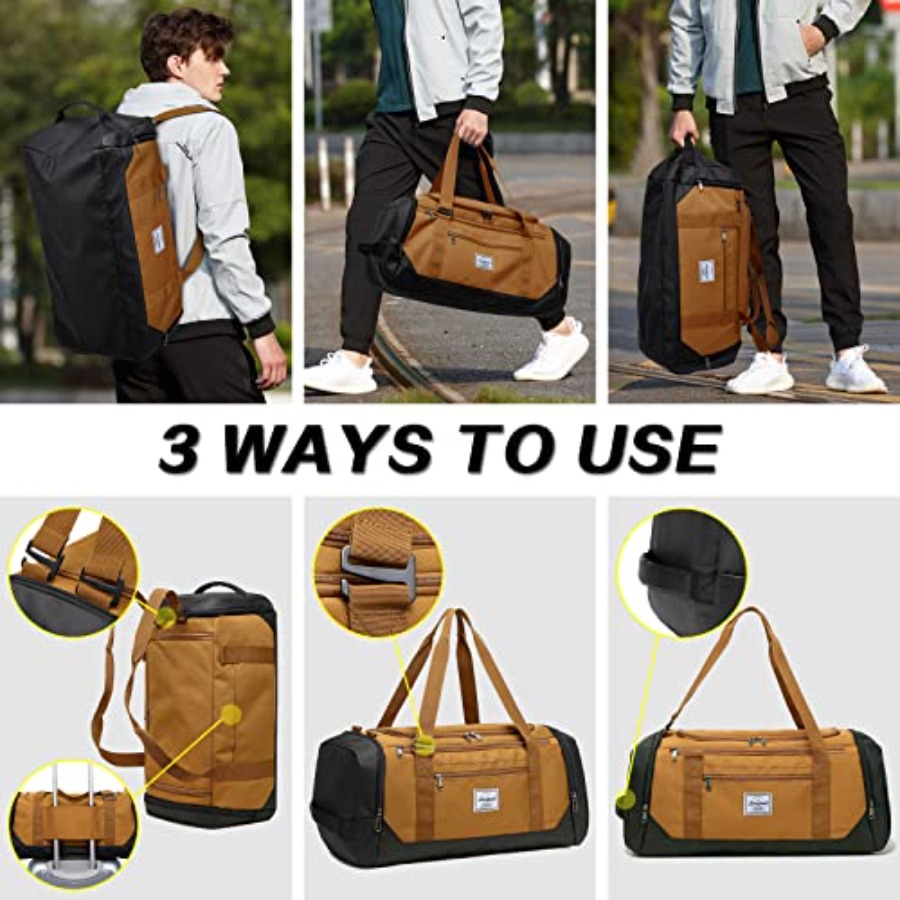 メンズトラベルダッフルバッグ 40L 中型スポーツジムバッグ - Men'S Shoes For Gym のレビューと価格