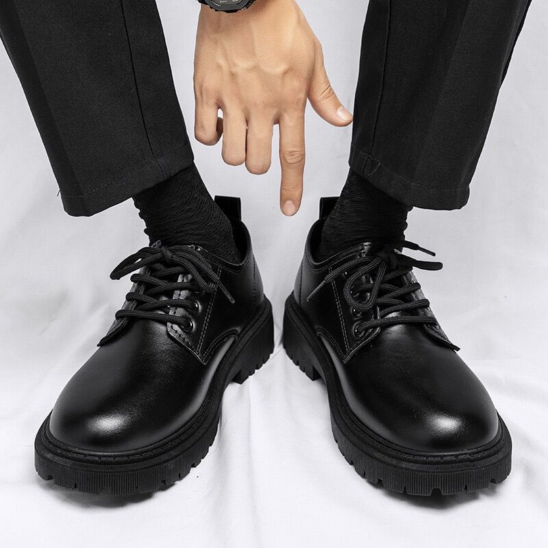 メンズ新作春用シェフシューズ 防水・滑り止め加工 ブラックレ - Boat Shoe Leather のレビューと価格