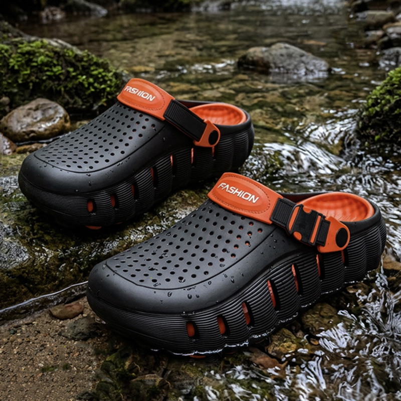 コンフォートプラットフォームミックスカラーブランドクロッグメ - Men'S Shoes Cloud のレビューと価格