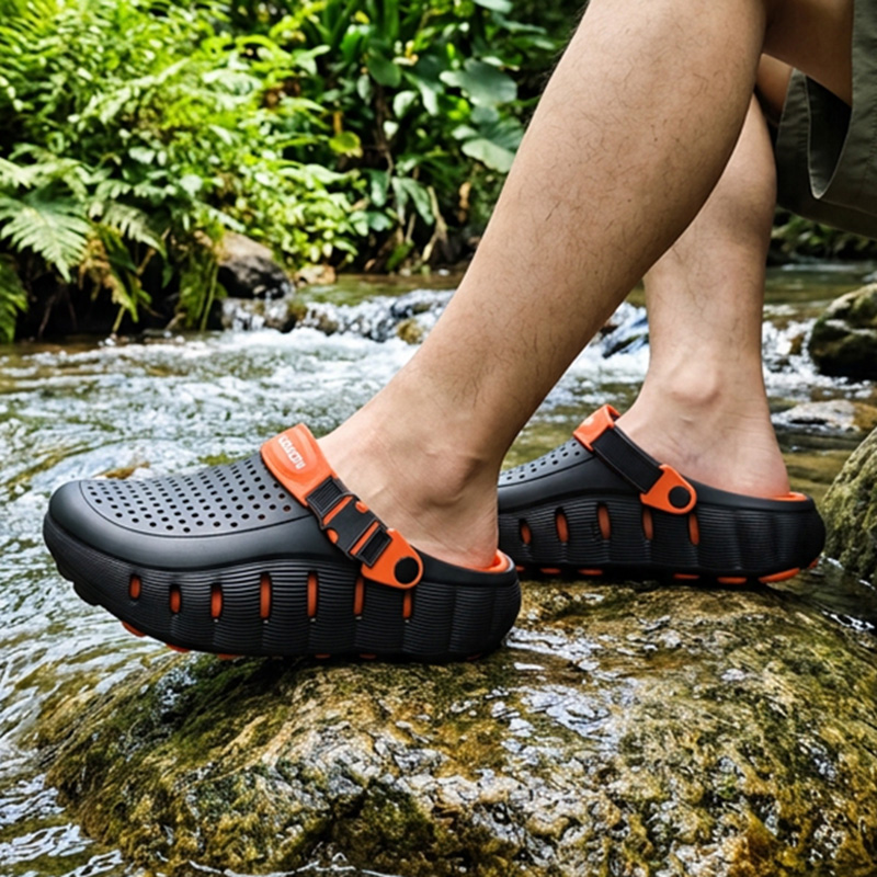 コンフォートプラットフォームミックスカラーブランドクロッグメ - Men'S Shoes Cloud のレビューと価格