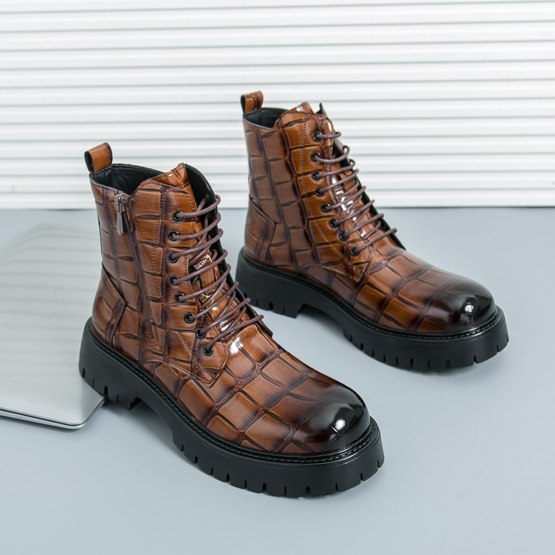 夏のメンズファッションチェルシーブーツブラックブラウンアメリ - Men Shoes Office のレビューと価格
