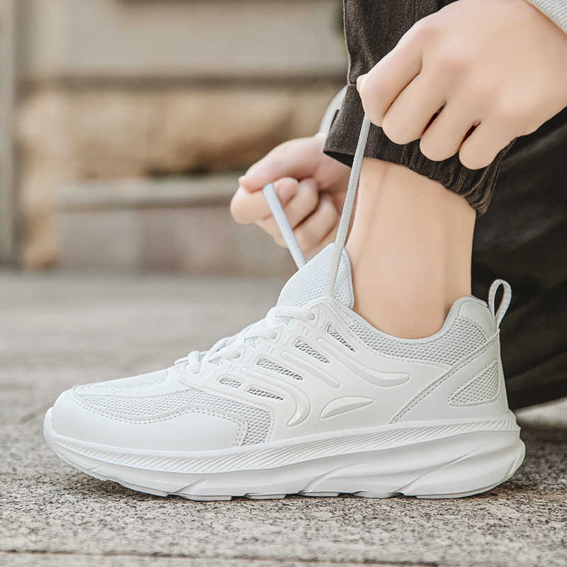 エコレザープラットフォームフクシアブーツカジュアルメンズスニ - Men'S Shoes For Gym のレビューと価格