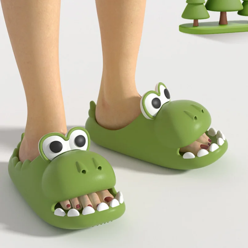 女性恐竜スリッパホーム漫画かわいいクラウドサンダル夏のビーチ - Men'S Shoes Cloud のレビューと価格