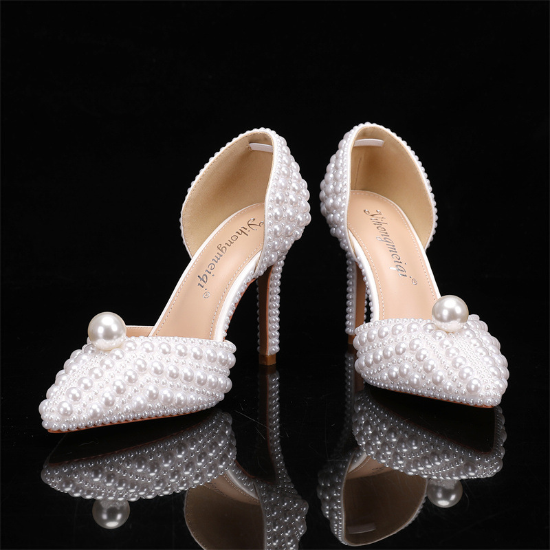 女性用バッグと靴のセット パールウェディングシューズ ホワイ - Men Shoes For Wedding のレビューと価格