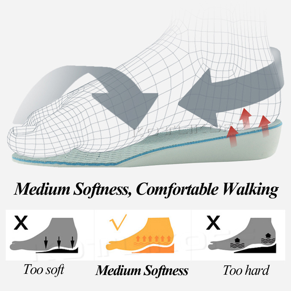 男性と女性のための目に見えない高さの増加インソール、柔らかな - Men'S Shoes That Make You Taller のレビューと価格