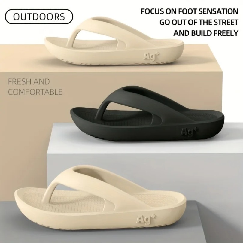 メンズホームフリップフロップクラウドサンダル夏用ソフトスリッ - Men'S Shoes Cloud のレビューと価格