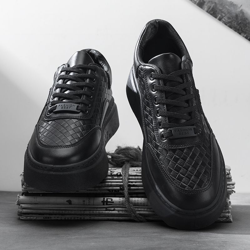 2026年春新作 防水 メンズスニーカー 厚底 トレンド カ - Men Shoes Office のレビューと価格