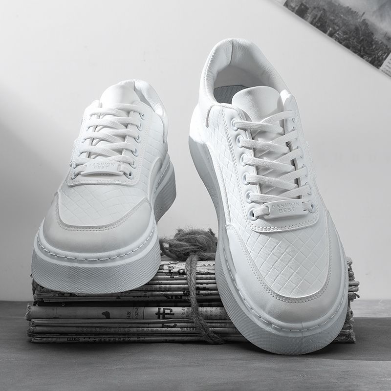 2026年春新作 防水 メンズスニーカー 厚底 トレンド カ - Men Shoes Office のレビューと価格