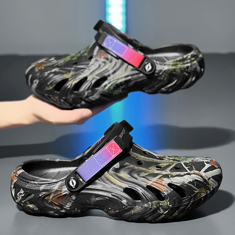 メンズサンダル クロッグス メンズガーデンシューズ フラット - Men'S Shoes Crocs のレビューと価格