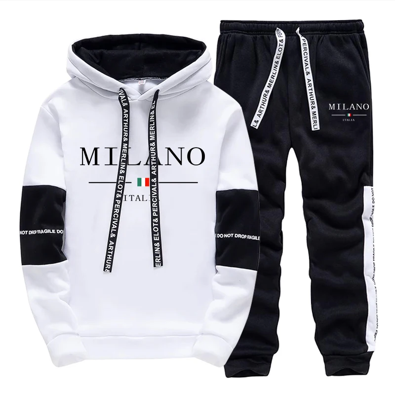 メンズセット/パーカー/パンツ イタリア風トレンドパーカース - Men Shoes Joggers のレビューと価格