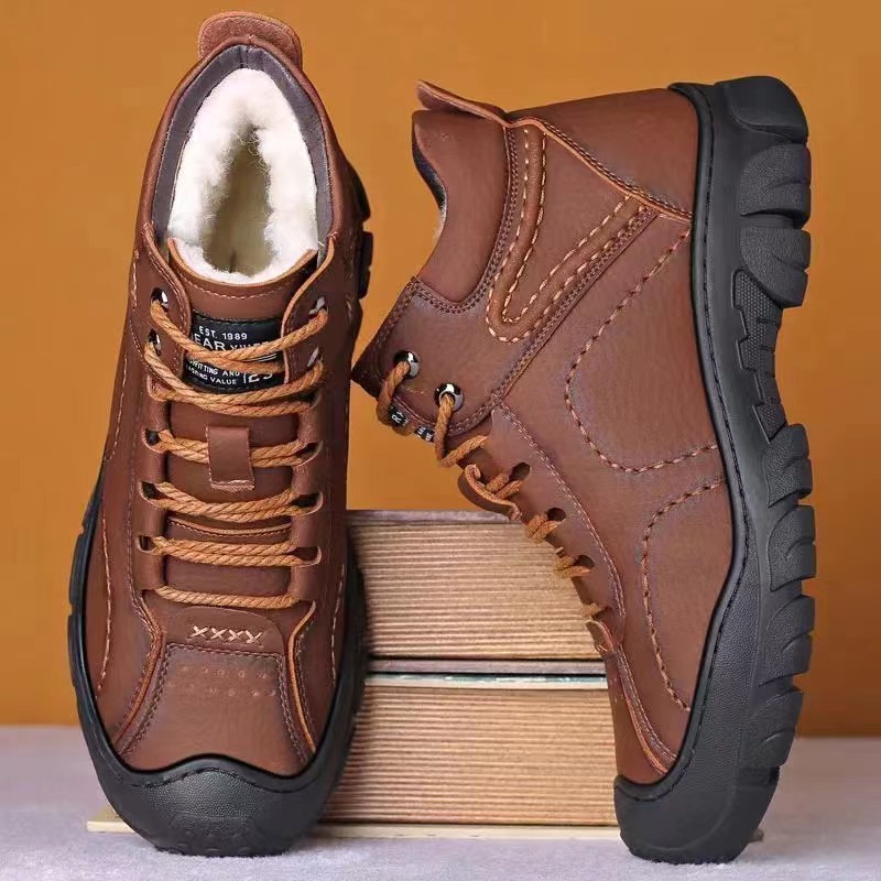 メンズブーツ レースアップ アンクルブーツ 新作 冬用 プラ - Men'S Shoes Popular のレビューと価格