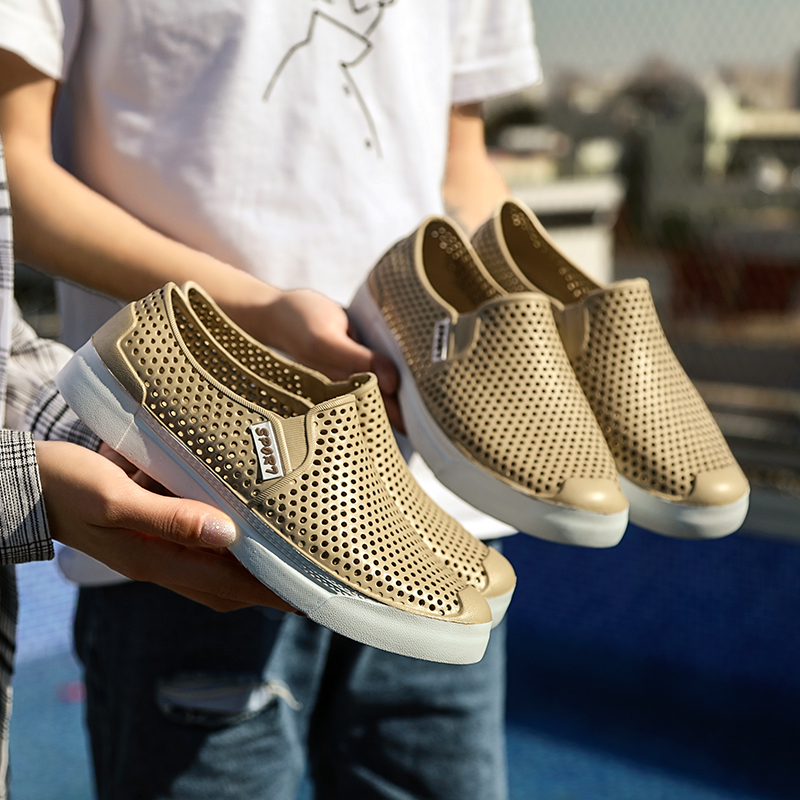 ヴィンテージミニマルメンズ手作りニット布靴弾性簡単着用スキッ - Men Shoes Office のレビューと価格