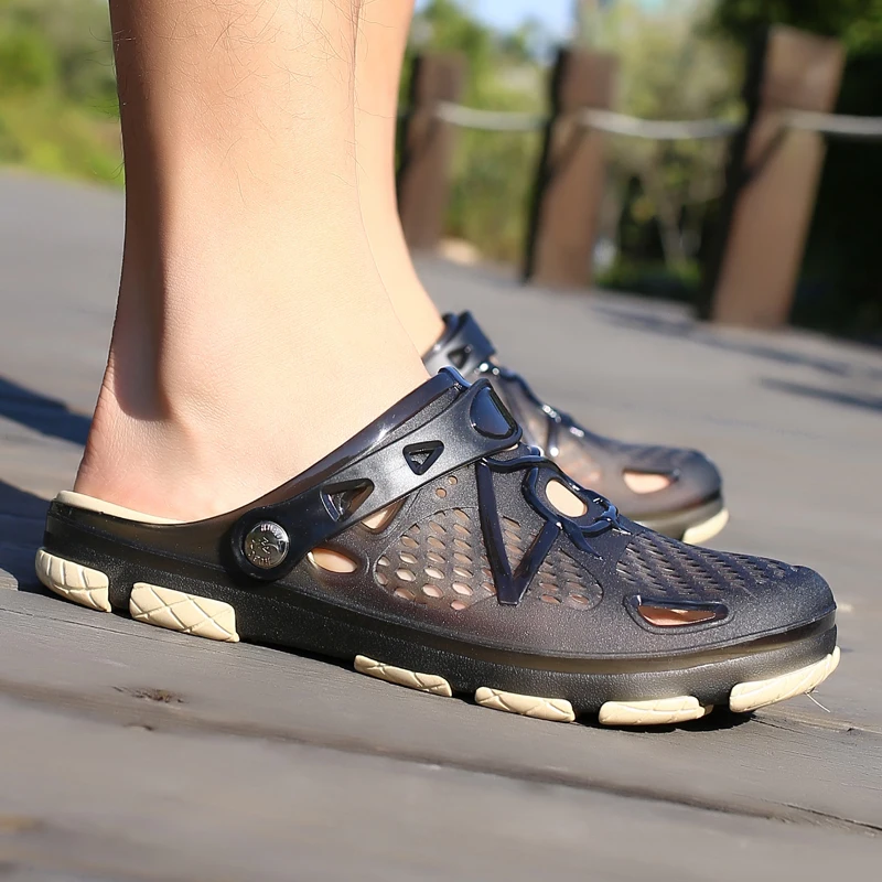 男性カジュアルサンダルファッションスリッパアンチスリップ通気 - Men'S Shoes Cloud のレビューと価格