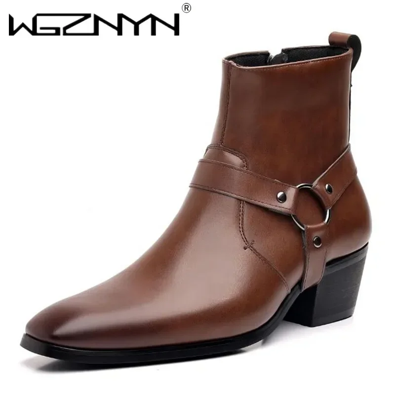 2026 メンズファッションデザイナーチェルシーブーツ高級高 - Men Shoes For Wedding のレビューと価格
