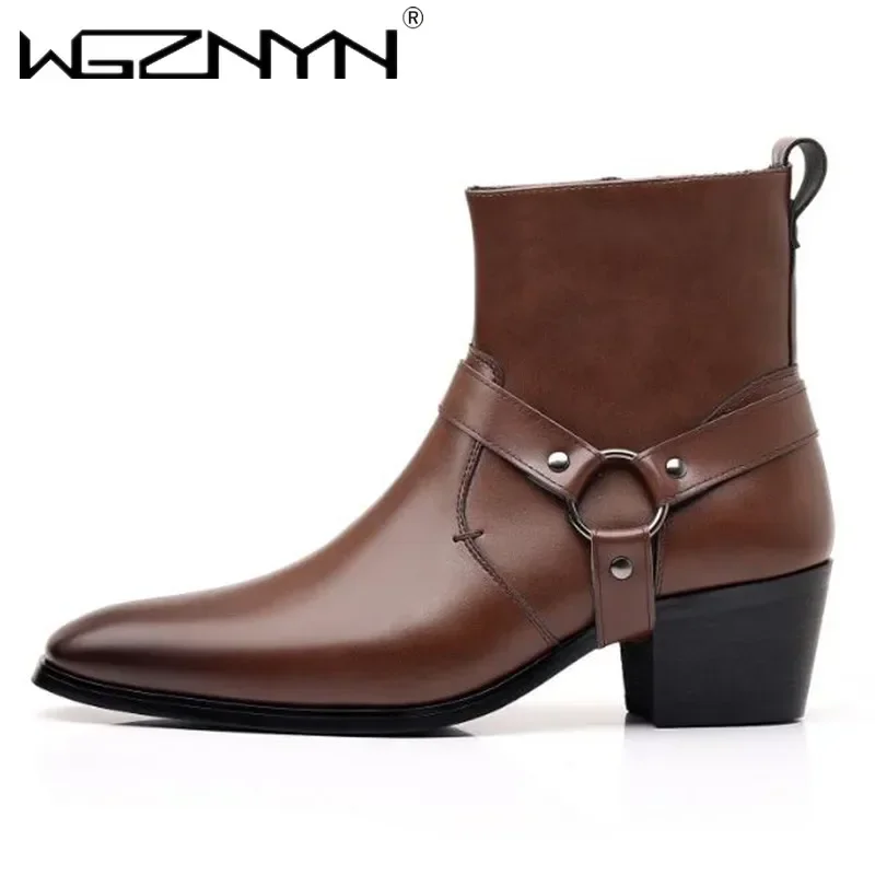 2026 メンズファッションデザイナーチェルシーブーツ高級高 - Men Shoes For Wedding のレビューと価格