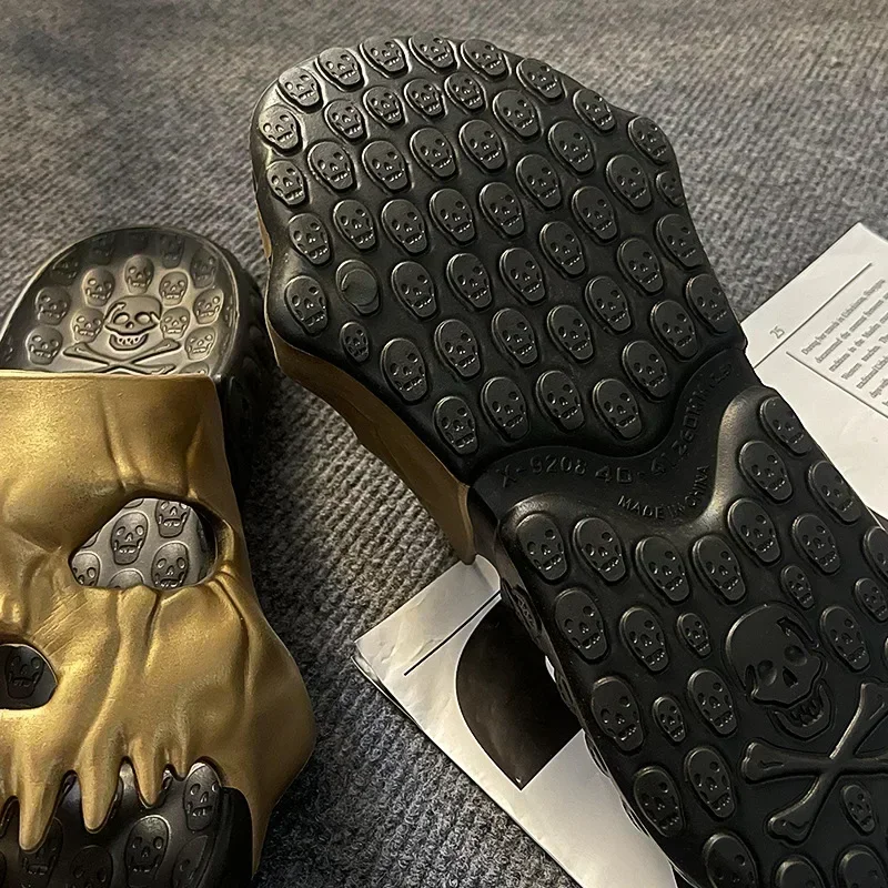 サマーメンズスカルスリッパY2Kクラウドビーチサンダルスライ - Men'S Shoes Cloud のレビューと価格