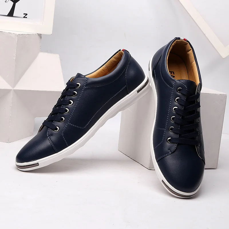 男性用の白い通気性のあるスニーカー,革,運転,ウォーキング, - Boat Shoe Leather のレビューと価格