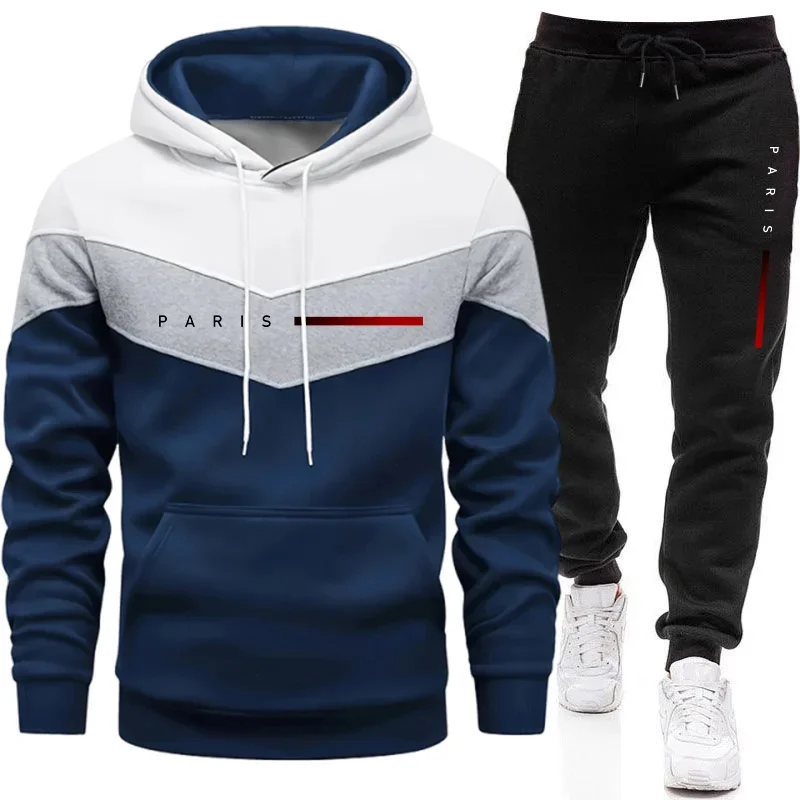 パリファッションメンズフーディセットデイリーカジュアルスポー - Men Shoes Joggers のレビューと価格