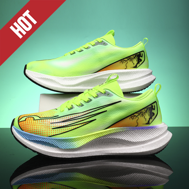 職業フィットネスランニングシューズカーボンボードマラソン男性 - Men'S Shoes For Gym のレビューと価格