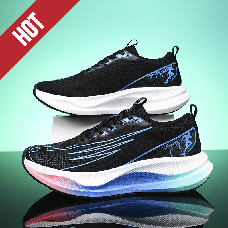 職業フィットネスランニングシューズカーボンボードマラソン男性 - Men'S Shoes For Gym のレビューと価格