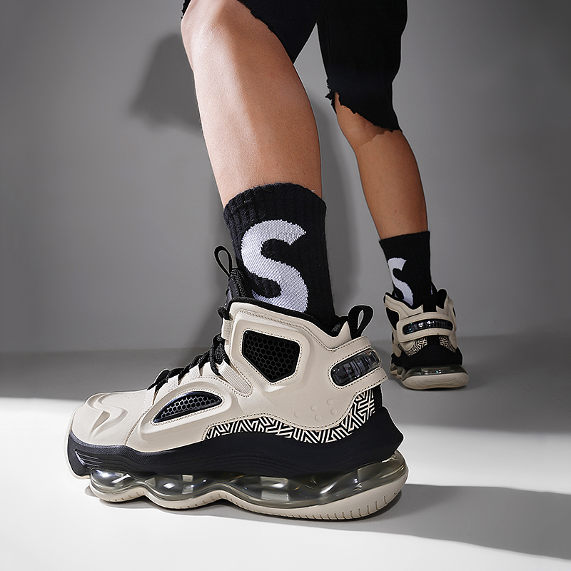 メンズバスケットボールシューズ 通気性 クッション性 滑り止 - Men'S Shoes For Gym のレビューと価格